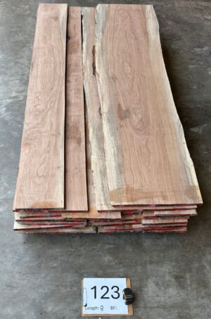 Pecan Whole Log Lumber Pack PE 123