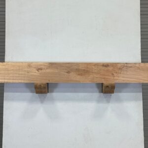 Milled Edge Pecan Wood Fireplace Mantel - Top PEM-224