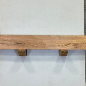 Milled Edge Pecan Wood Fireplace Mantel - Top PEM-230