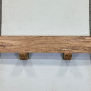 Milled Edge Pecan Wood Fireplace Mantel - Top PEM-232