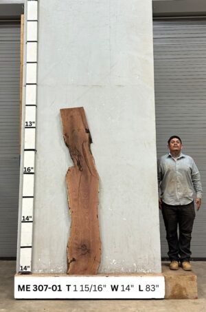 Live Edge Mesquite Wood Slab - Front ME-307-01