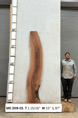 Live Edge Mesquite Wood Slab - Front ME-309-01