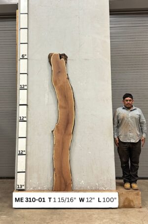 Live Edge Mesquite Wood Slab - Front ME-310-01