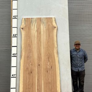Live Edge Pecan Wood Slab - Front PE-014-0102