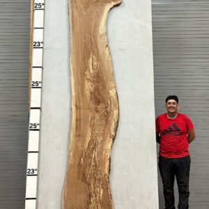Live Edge Pecan Wood Slab - Front PE-139-01