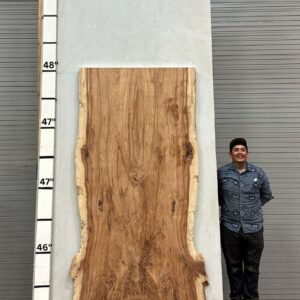 Live Edge Pecan Wood Glue Up - Front PE-198-0203