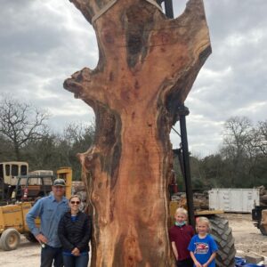Live Edge Pecan Wood Slab - Family PE-906-04