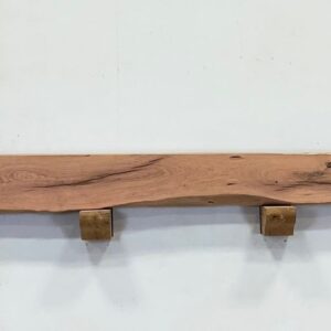 Live Edge Mesquite Fireplace Mantel - Top MEM-027