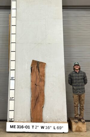 Live Edge Mesquite Wood Slab - Front ME-316-01