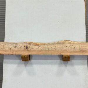 Live Edge Pecan Fireplace Mantel - Bottom PEM-237