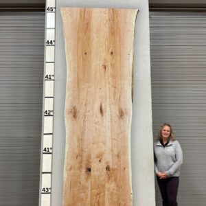 Live Edge Pecan Wood Slab - Front PE 403-01