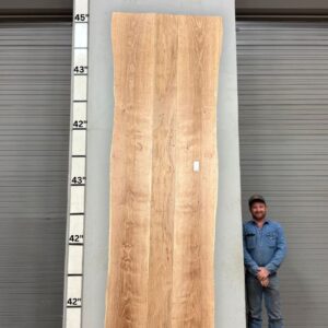 Live Edge Pecan Wood Slab - Front PE 406-01