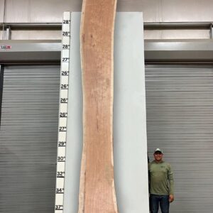 Live Edge Pecan Wood Slab - Front PE-806-07