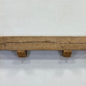 Reclaimed Pine Fireplace Mantel - Bottom RPM-027