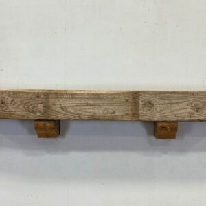 Reclaimed Pine Fireplace Mantel - Front RPM-027