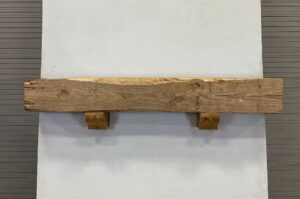 Reclaimed Pine Fireplace Mantel - Top RPM-027