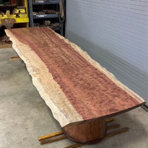 Live Edge Bubinga Wood Slab - Angle BU-001-01-02