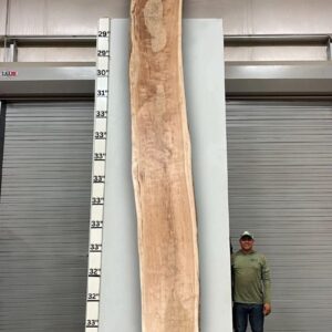 Live Edge Pecan Wood Slab - Back PE-806-02