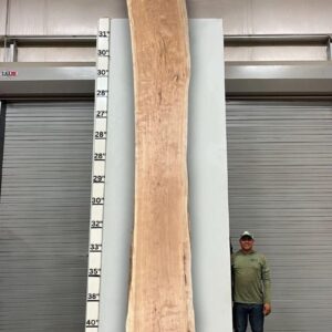 Live Edge Pecan Wood Slab - Front PE-806-06