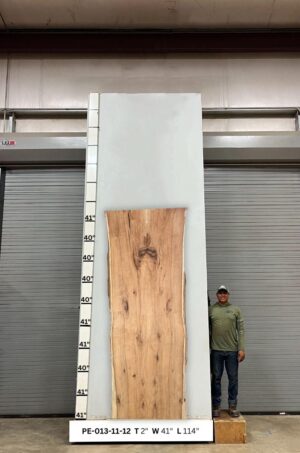 Live Edge Pecan Wood Glue Up - Front PE-013-11-12